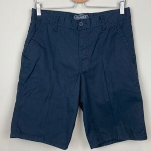 FREEWORLD | Flat Front Shorts; Size 30; Color Black